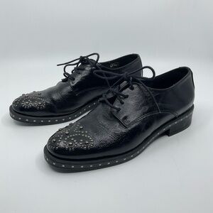 Kanna Studded Leather Oxfords